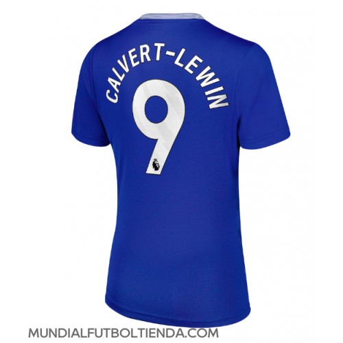 Camiseta Everton Dominic Calvert-Lewin #9 Primera Equipación Replica 2024-25 para mujer mangas cortas